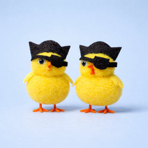 Pollito pirata (bolsa 48 ud)