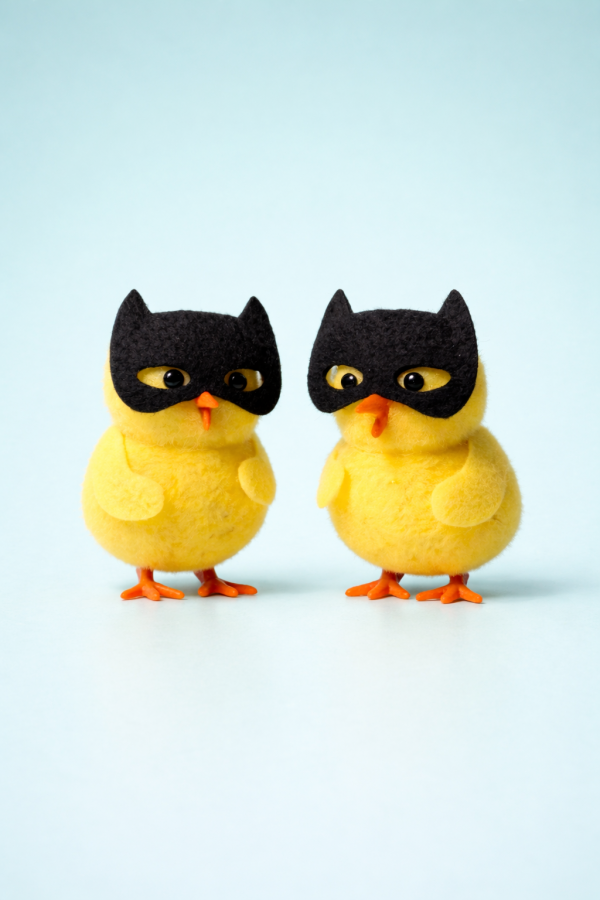 Pollito batman (bolsa 48 ud)