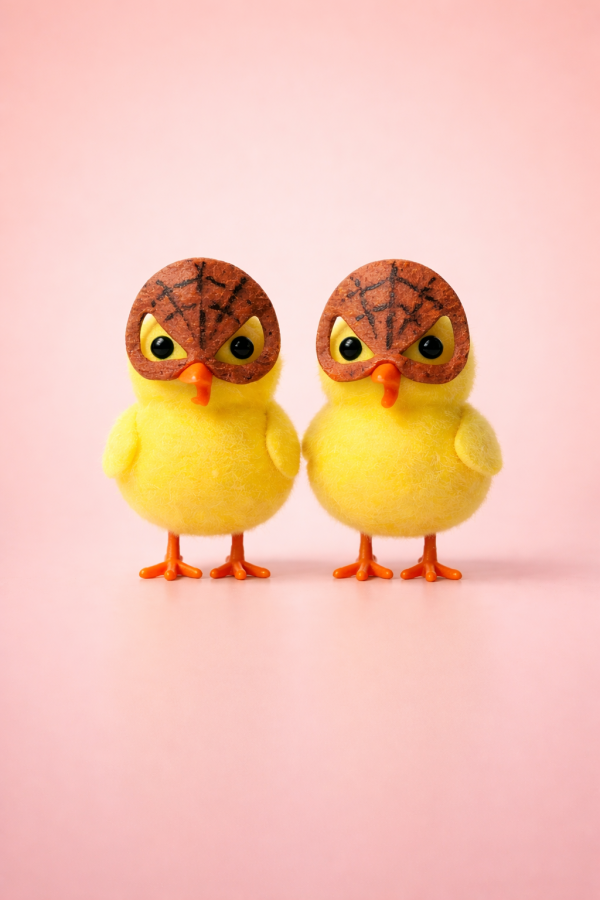 Pollito spiderman (bolsa 48 ud)