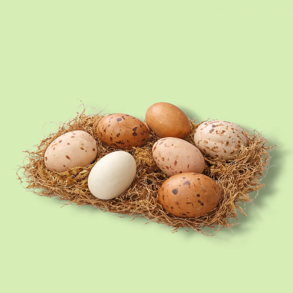 Huevos pequeños manchados (8 uds.)