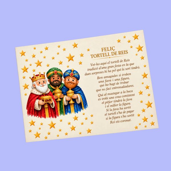 Tarjeta Tortell de Reis